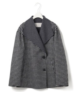 ICB WoolRever ショートコート チェック系