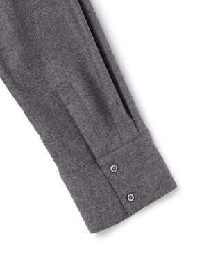 uncrave フランネル BIGカラーシャツ チャコール