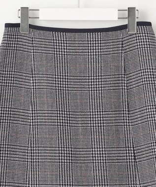 J.PRESS LADIES ミルドウールリバーチェック スカート ネイビー系3