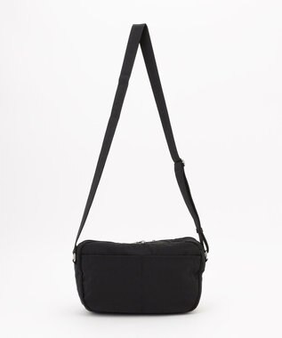 LA BAGAGERIE 【MONICA】クリンクルナイロン　ドロストショルダーバッグ ブラック