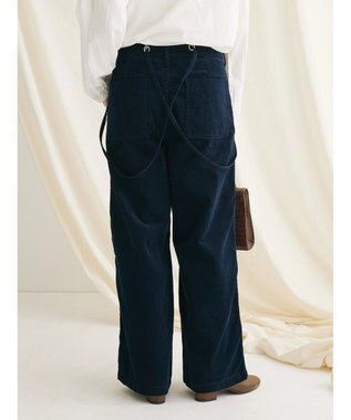 CRAFT STANDARD BOUTIQUE コーデュロイ２ＷＡＹサロペットパンツ Navy