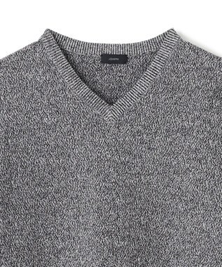 JOSEPH HOMME ライトアムンゼン　Vネックニット ライトグレー系