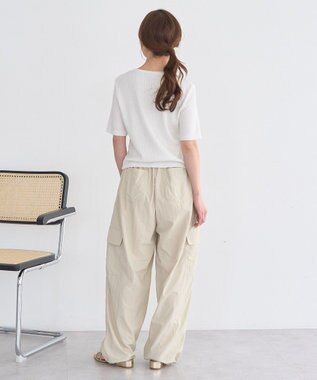 earth music&ecology チェーンリブラメカットソー Off White