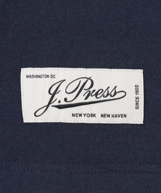 J.PRESS MEN 【NYUZELESS】1902 グラフィック Tシャツ ネイビー系