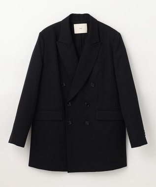 NAVE ウールポリエステルツイル ジャケット ブラック系