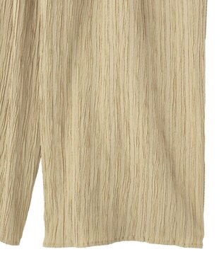Green Parks ジャガードフリルサロペット Beige