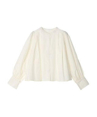 Green Parks タックブラウス Off White
