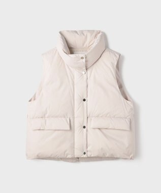 GRACE CONTINENTAL スタンドカラーダウンベスト キナリ