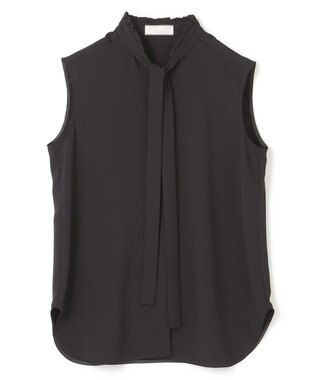 BEIGE， 【洗える】EVA / ボウタイブラウス Black