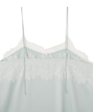 AMERICAN HOLIC レースサテンキャミワンピース Mint