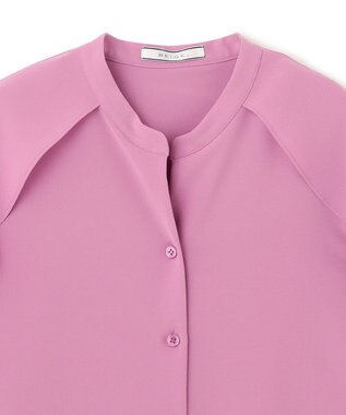 BEIGE， 【S-size】HYACINTH / スタンドカラーブラウス ピンク系