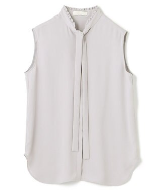 BEIGE， 【洗える】EVA / ボウタイブラウス Ice Blue