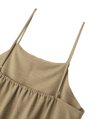 AMERICAN HOLIC リネンライクＩラインキャミワンピース Brown