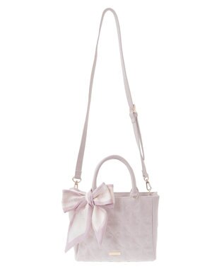 スカーフ付きリボンキルティング2Wayトート / Maison de FLEUR