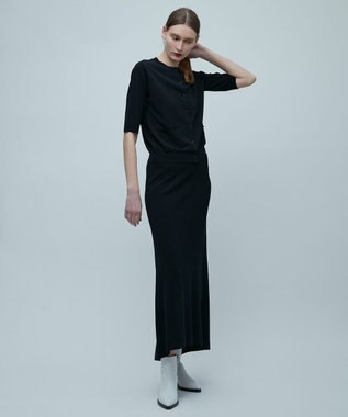 BEIGE， 【S-size】VALOIS / 半袖カーディガン Navy