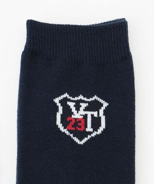 23区GOLF 【WOMEN】エンブレム ハイソックス ネイビー系