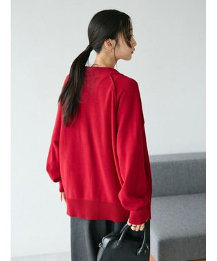 CRAFT STANDARD BOUTIQUE アウトリンキングニットカーディガン Red