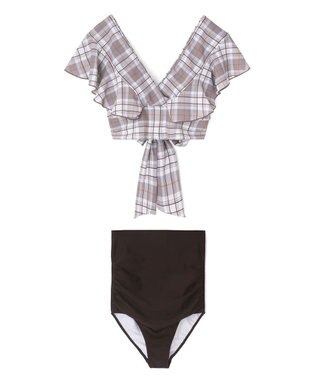 San-ai Resort（三愛水着楽園） 【SALE】カバーデザイン　ノンワイヤー水着　9M　【San-ai Resort（サンアイリゾート）】 ブラウン