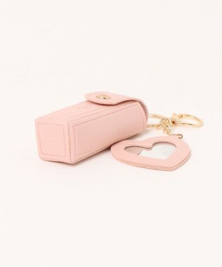 UNBILLION カシュカシュ cachecache / ハートミラー付きリップケース ピンク
