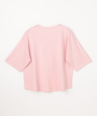 ANY 【Sサイズあり】オーガニックコットンスムース5分袖Tシャツ ピンク