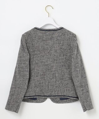 ANY SIS ミニライトボーダー ジャケット シャンブレーネイビー