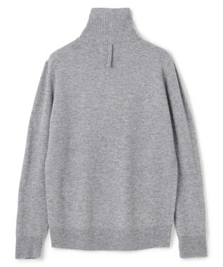 BEIGE， 【WEB限定】ROGAN / タートルネックニット Sax×L Gray