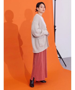 AMERICAN HOLIC ピグメント加工タイトカットスカート Terracotta