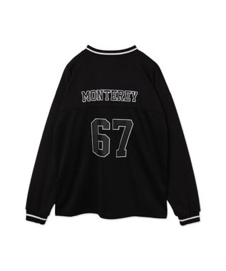 WEGO ナンバリングキリカエプルオーバー ブラック