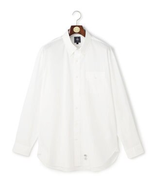 J.PRESS MEN 【J.PRESS ORIGINALS】【UNISEX】Cotton Broad Cloth Shirt / B.D. / Baggy-Fit ホワイト系