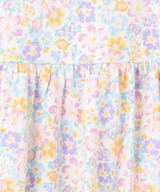 ANY KIDS カットソー  サマー ワンピース ピンク系花柄