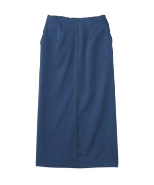 YECCA VECCA シャイニーツイルナロースカート Dark Blue