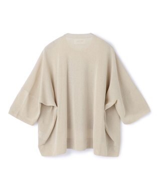 BEIGE， YOOPER / ドライタッチ シアーニット Flax