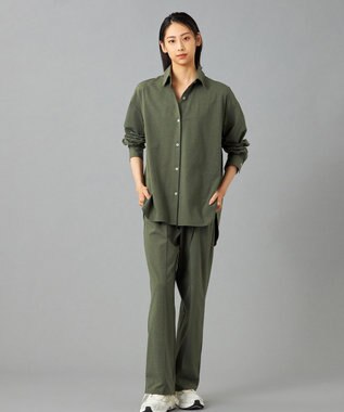 Chacott Chacott BALANCE EasyCare+ オーバーシャツ カーキ