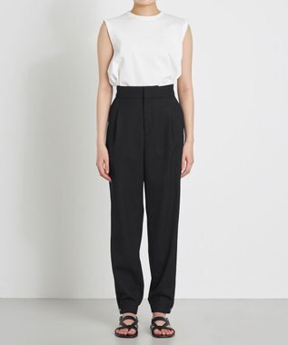 NAVE ウールポリエステルツイル パンツ ブラック系