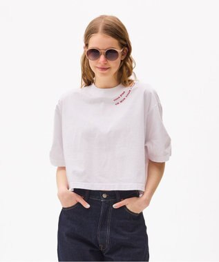 LENO EMBROIDERY  T-SHIRT / 刺繍Tシャツ