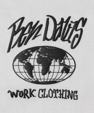 WEGO 【ユニセックス着用ITEM】別注BENDAVISアンサンブルグラフィックT ホワイト