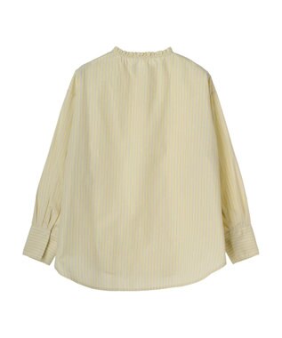Green Parks スタンドフリルアソートブラウス Yellow