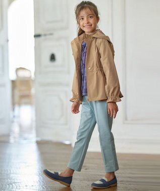 組曲 KIDS 【110-140cm】【撥水】ケープド マウンテンパーカー ベージュ系