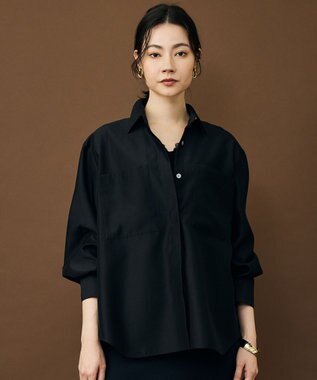 自由区 S シャイニーオーガンジーシアー シャツ