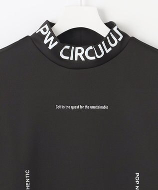 PW CIRCULUS 【イージーケア / 軽量 / 一枚でサマになる】【MEN】 ロングスリーブ モックネック ブラック系