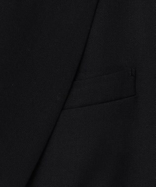 NAVE ウールポリエステルツイル ジャケット ブラック系