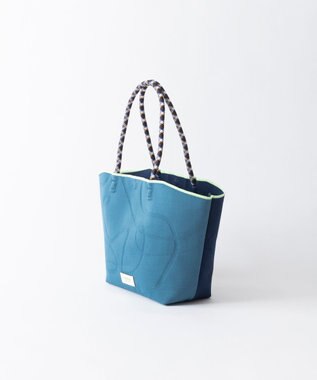 TRICOTE 【軽くて丈夫】バンピーリンクトートバッグ 38GREENBLUE