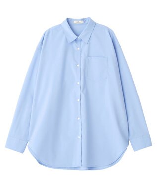 earth music&ecology スタンダードシャツ Blue