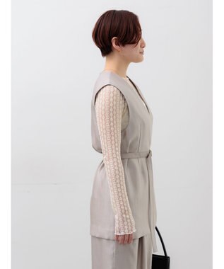 Te chichi シャイニーノーカラージレ(セットアップ可) モカ