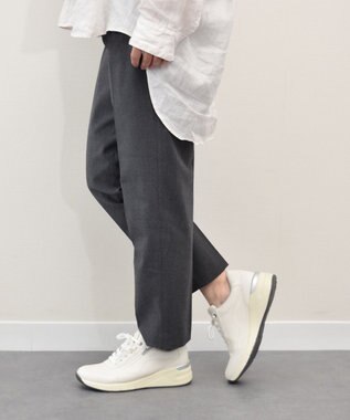 Bridget Birkin 【Round About】サイドジップスニーカー ホワイト