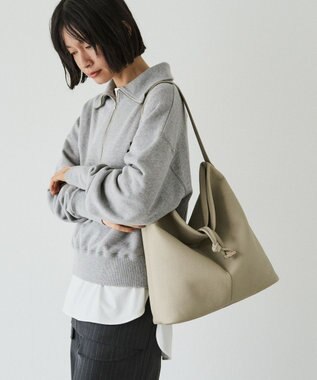 russet レザーワンショルダーバッグ(CE-1644) GrayBeige