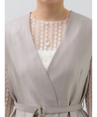 Te chichi シャイニーノーカラージレ(セットアップ可) モカ