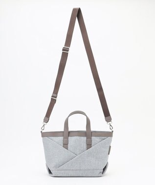 Y'SACCS リネンライク　イニシャルトート　Sサイズ ライトグレー