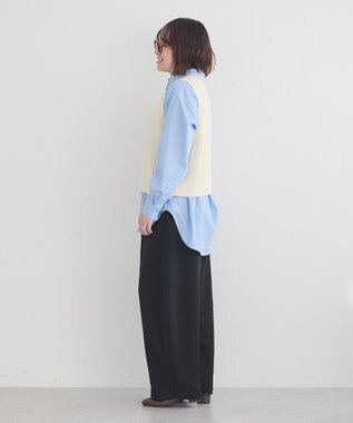 earth music&ecology スタンダードシャツ Blue