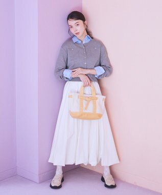 earth music&ecology スタンダードシャツ Blue